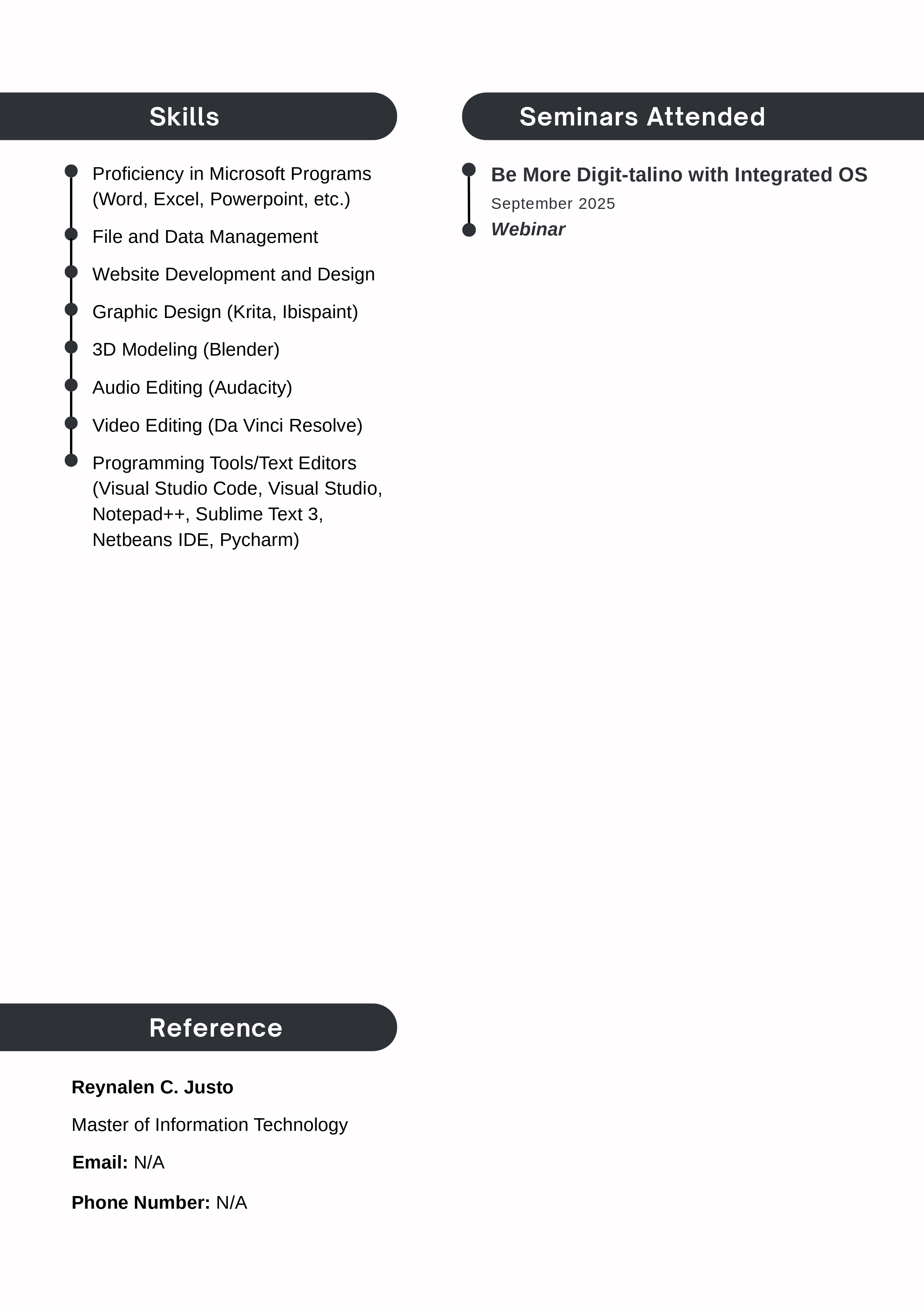 Resume Page 2